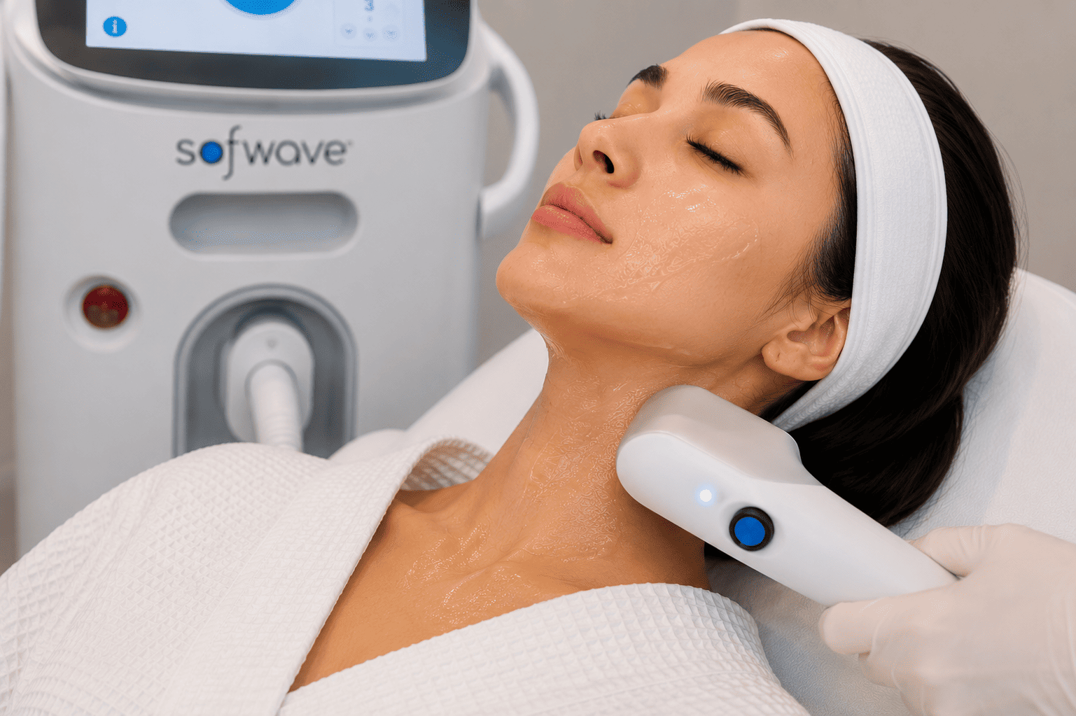 sofwave treating neck