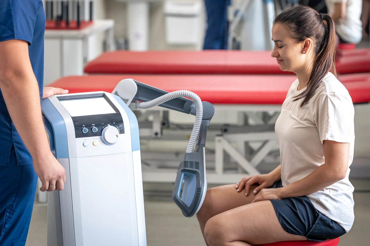 Emsella chair treatment for pelvic floor health